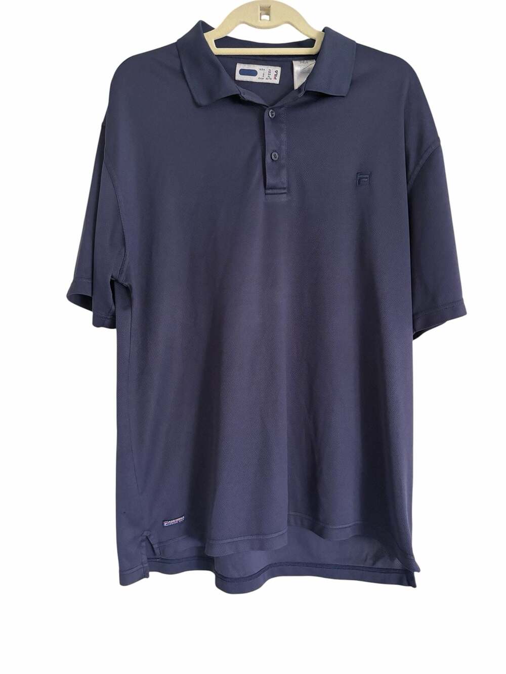 Fila Men's Performance Quick Dry Navy Blue Polo Shirt XL